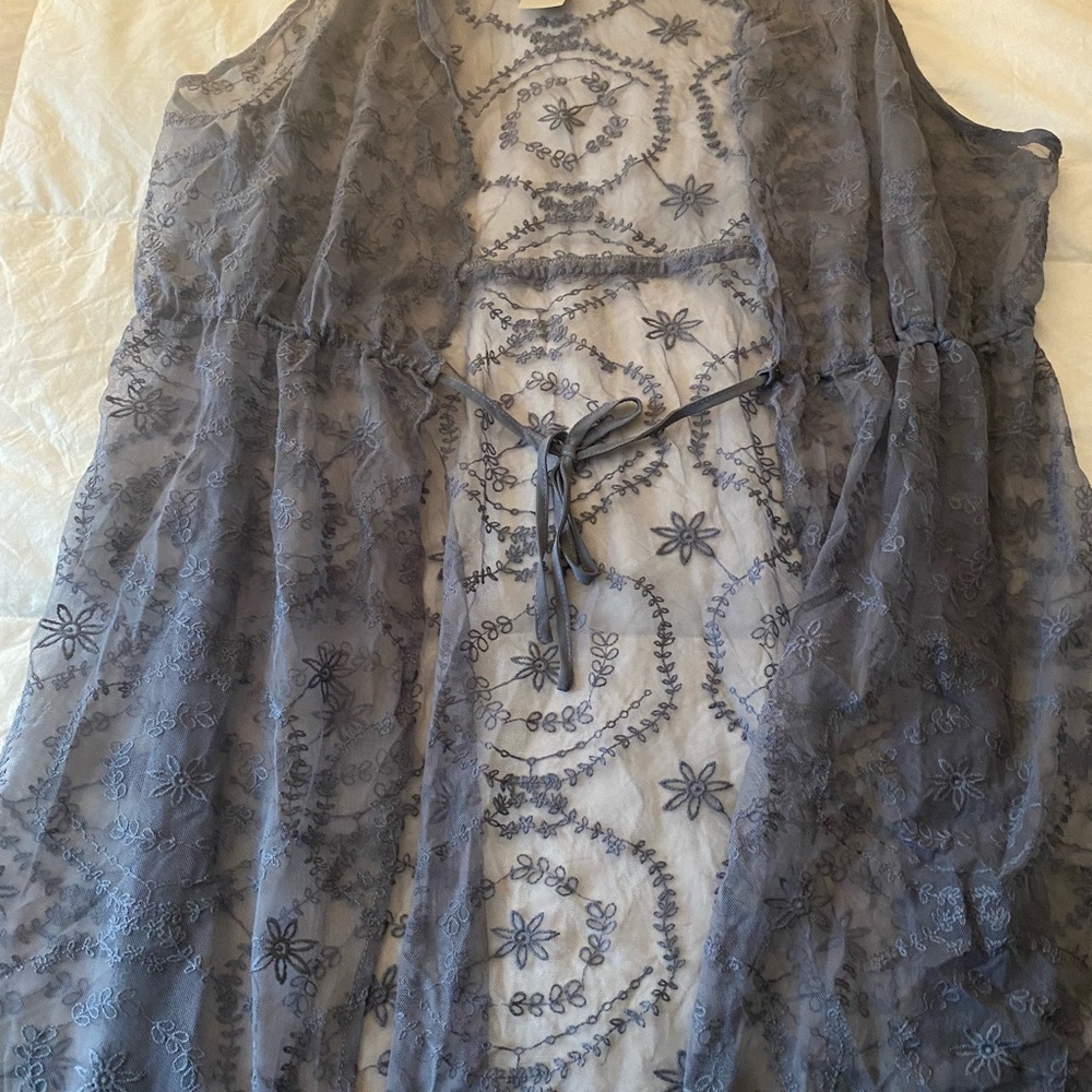 Lace kimono